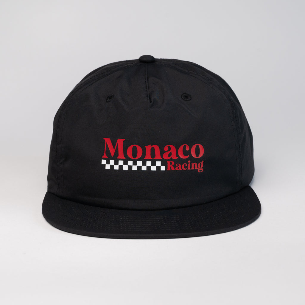 Black Monaco Racing Snapback