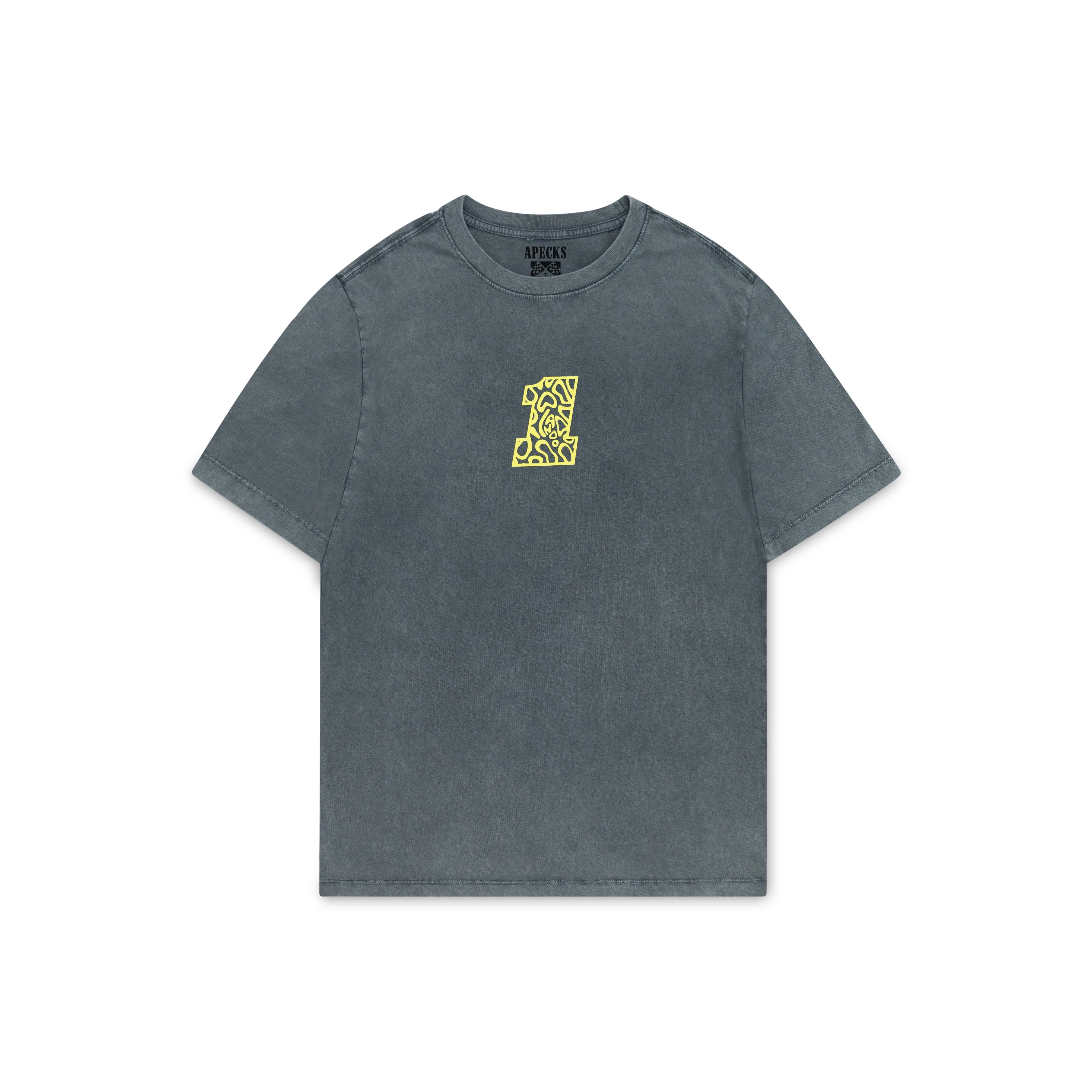 1 Blobs Twisted Tee Black Mineral – Apecks