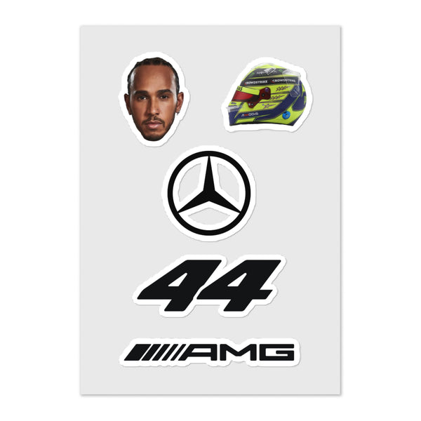 Lewis Hamilton Sticker Sheet